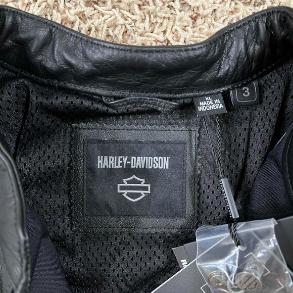 Harley-Davidson® Women's H-D Flex Layering Leather Jacket Outer Layer, Size XL - Picture 9 of 16